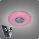 Люстра светодиодная 517 Dlight RGB с пультом и колонкой 45Вт Белый (02146) - изображение 2