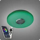Люстра світлодіодна 517 Dlight RGB з пультом і колонкою 45Вт Білий (02145) - зображення 4