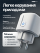 Умная Wi Fi смарт розетка 20A Tuya с таймером учетом расхода энергии и управлением через приложение Smart Life вай фай (TUYA-20A) - изображение 2