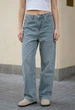 Джинсы Женские Стаф Голубовато-серые Широкие Джинсовые Штаны Staff 2 Blue Gray Wide Leg 34 (387061) - изображение 3