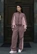 Жіночий спортивний костюм Staff lim light brown & light pink reflective oversize S - изображение 1