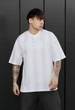 Футболка Мужская Стаф Белая Винтажная Оверсайз С Логотипом Базовая Staff White Vintage Logo Oversize S (386845) - изображение 1