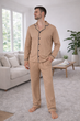 Чоловічий піжамний комплект Unity (сорочка+штани) COSY L Коричневий (cosy5178659s2) - изображение 1