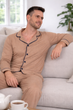 Чоловічий піжамний комплект Unity (сорочка+штани) COSY L Коричневий (cosy5178659s2) - изображение 3