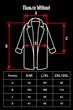 Мужское Длинное Пальто Демисезонное Without 26 Black розмір L/XL HDSYR_1688 - изображение 6