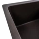 Гранитная мойка Valeso Zirkone 620х500 врезная, прямоугольная, матовая карамель - изображение 8