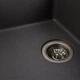 Гранитная мойка Valeso Zirkone 620x500 накладная, прямоугольная, серая матовая - изображение 4