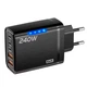 Сетевое зарядное устройство на 5 портов USB-C GaN 240W с 3PD и 2QC3.0 Черный - изображение 1