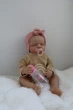 Кукла Реборн Reborn Doll 50 см, реалистичная винил-силиконовая девочка пупс закрытые глаза в одежде+аксессуары - изображение 2