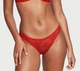 Трусики женские красные кружевные Victoria's Secret QD484 размер M - изображение 1