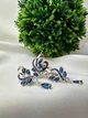 Сережки зі срібла 925 з золотими напайками 375 і цирконами Бренди - изображение 2