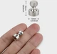 4шт неодимовая магнитная булавка пин для доски холодильника 1.2x1.6см Silver (500409) - изображение 3