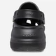 Жіночі крокси на платформі Crocs Classic Crush Clogs, Чорні, 207521-100, (M4/W6), 36-37, 22см - зображення 6