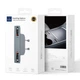Автомобільна док-станція WiWU Wi-DS001 Tesla Model 3 Y Type-C Lightning USB-A 60W Grey - изображение 6