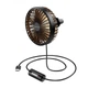 Вентилятор в салон автомобіля BOROFONE DBF11 Wind wire control car fan Black - изображение 3
