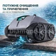 Беспроводной робот-пылесос для бассейна Aquajoy Cyclone C1 Pro, автоматическая очистка дна, стен и ватерлинии, до 150 м² аккумуляторный - изображение 3