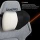 Кресло игровое GamePro GC925G Gray Black - изображение 11