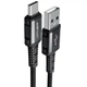 Дата кабель Acefast C1-04 USB to Type-C 3A (1.2m) Black - изображение 1