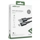Дата кабель Acefast C1-04 USB to Type-C 3A (1.2m) Black - изображение 3