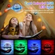 Летающий шар спиннер Без бренду, Игрушка-дрон с LED подсветкой, Вращение 360°, Синий - изображение 5