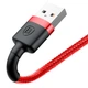 Дата кабель Baseus Cafule Lightning Cable 1.5A (2m) (CALKLF-C) Червоний / Чорний - зображення 2