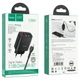 Мережевий зарядний пристрій Hoco C86A Balance 2.4A (2USB-A) + кабель USB to MicroUSB Чорний - зображення 3