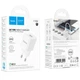 Сетевое зарядное устройство Hoco C145A Charm QC3.0 18W (1USB-A) White - изображение 6