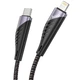 Дата-кабель Hoco U95 Freeway 4in1 USB/Type-C to Type-C/Lightning 60W (1.2m) Black - изображение 3