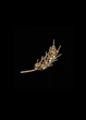 Брошка женская колосок Fashion Jewelry Желтая 20798 - изображение 7