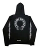 Жіноче худі з логтипом Chrome Hard Horseshoe Floral Розмір M Чорний - зображення 3