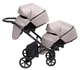 Коляска 2 в 1 для двойні Bair Kiwi DUO Soft BKD-455-1 капучино - зображення 7