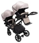 Коляска 2 в 1 для двойні Bair Kiwi DUO Soft BKD-455-1 капучино - зображення 8