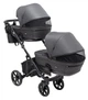 Коляска 2 в 1 для двійні Bair Kiwi DUO Soft BKD-219-1 графіт - зображення 5
