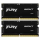 Модуль пам'яті для ноутбука SoDIMM DDR5 16GB (2x8GB) 6000 MHz Impact Kingston Fury (ex.HyperX) (KF564S38IB-16) - изображение 1