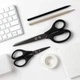 Комплект Ножиць 2шт HuoHou Heat-Plated Titanium Stationery Scissors Combination Black - зображення 2
