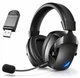 Ігрові бездротові навушники Onvyx BL100PRO з мікрофоном, Bluetooth 5.3 + 2.4G + AUX, для ПК, PS4, PS5, Xbox, телефону Black - зображення 1