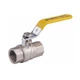 Кран кульовий газовий Thermo Alliance Forte 1 1/2" ВВ, латунний, посилений, ручка-важіль, PN40 - изображение 1