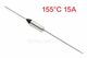 Термопредохранитель 155°C 15А250V RY01 (пр40165) - изображение 1