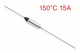 Термопредохранитель 150°C 15А250V RY01 (пр40161) - изображение 1