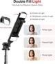 Гибридный штатив-селфи-палка ASHINER P100D с LED-подсветкой и Bluetooth-пультом Черный Б/В - изображение 3
