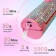 Беспроводной выпрямитель - плойка для волос HUAJUN 2-в-1 с аккумулятором 5000mAh, мини-выпрямитель для путешествий, 210°C - изображение 2