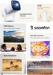 Портативный смарт-проектор SOOMFON Full HD Bluetooth 5.1, 1080p Электрический фокус, Авто-коррекция (для дома и улицы) - изображение 7