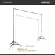 Система установки фона Walimex Pro 120-307 см / Высота 256 см / Телескопическая перекладина / Черный Б/В k1 - изображение 2
