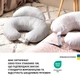 Подушка-диванчик для кормления Sei Design Горошек Серая Хлопок Антиаллергенное волокно 60х70х16 см (2200004314686) - изображение 11