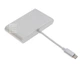 USB-hub Ewell USB 3.1 Type-C to HDMI / USB3.0 / Type-C /Ethernet, silver (EW158) - изображение 2
