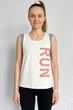 Спортивна майка жіноча RUN Apmi • Оверсайз • Світловідбивна • білий L - зображення 1