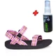 Сандалі SOURCE Classic Kids Pink Green Plaid 31 + подарунок Спрей для очищення взуття Grangers Footwear + Gear Cleaner 50 ml - зображення 1