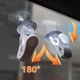 Присоска с прищепкой для стекла автомобиля, комплект 2шт, White-Transparent - изображение 4
