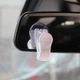Присоска с прищепкой для стекла автомобиля, комплект 2шт, White-Transparent - изображение 11
