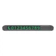 Паркувальна карта автовізитка Proove Parking Number Plate Metal Lock темно-сірий - зображення 9